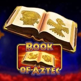 Book of Aztec logo by Amatic Industries at Slotuna Casino