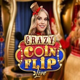 Crazy Coin Flip casino game by Evolution – featured logo at Slotuna Casino