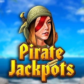 Pirate Jackpots logo by Belatra Games at Slotuna Casino
