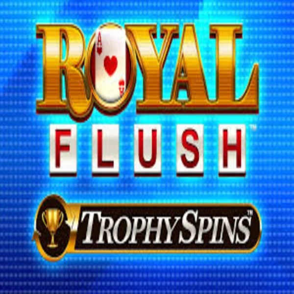 Royal Flush Trophy Spins logo – Slots by Greentube at Slotuna Casino