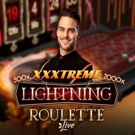 XXXtreme Lightning Roulette logo – Live Casino by Evolution at Slotuna Casino